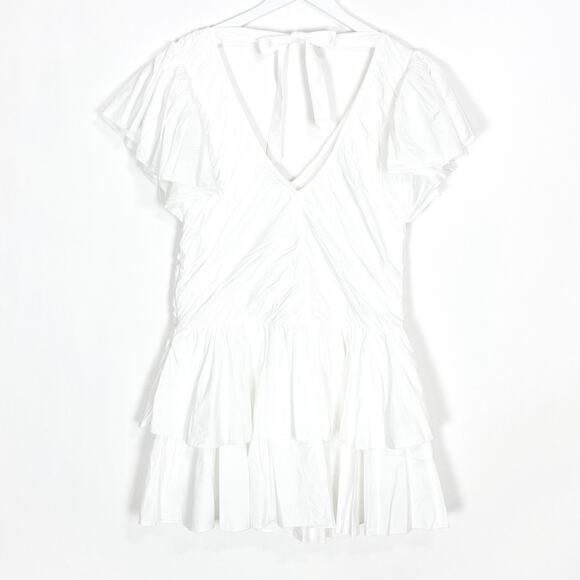 Anthropologie Love The Label Ruffled Mini Dress - Picture 9 of 16